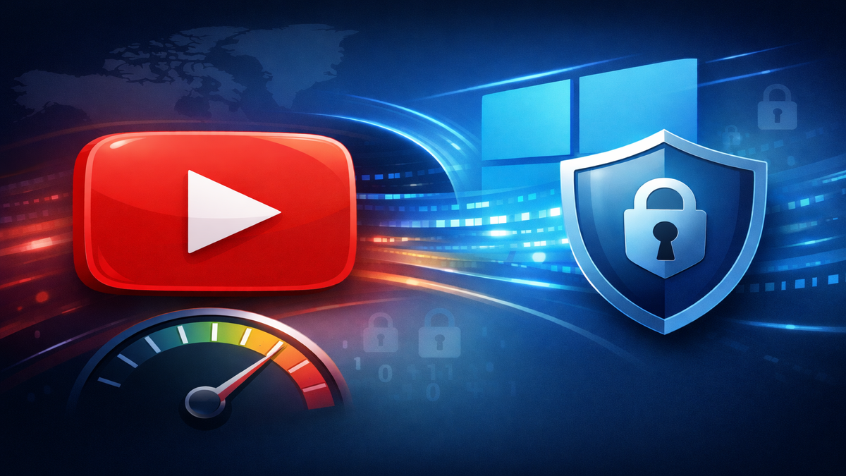 VPN для YouTube на Windows 10 и Windows 11: настройка, тест скорости, советы по безопасности 