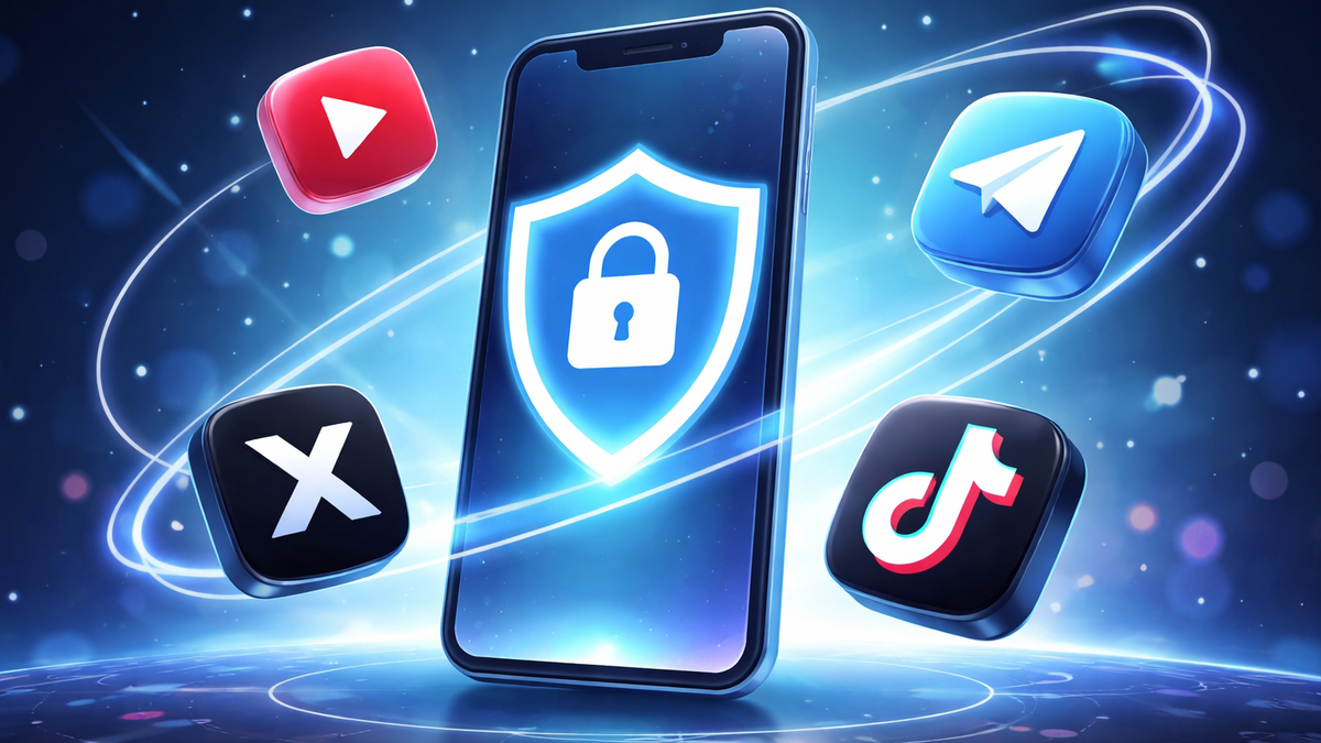 Какой VPN выбрать для смартфона в 2026 году: YouTube, Telegram, X и TikTok на одном приложении 