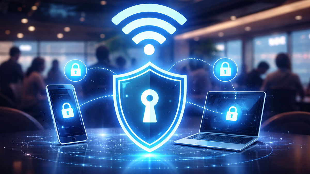 VPN для публичного Wi-Fi в 2026: защита в отелях, аэропортах и кафе (перехват, MITM, фишинг)